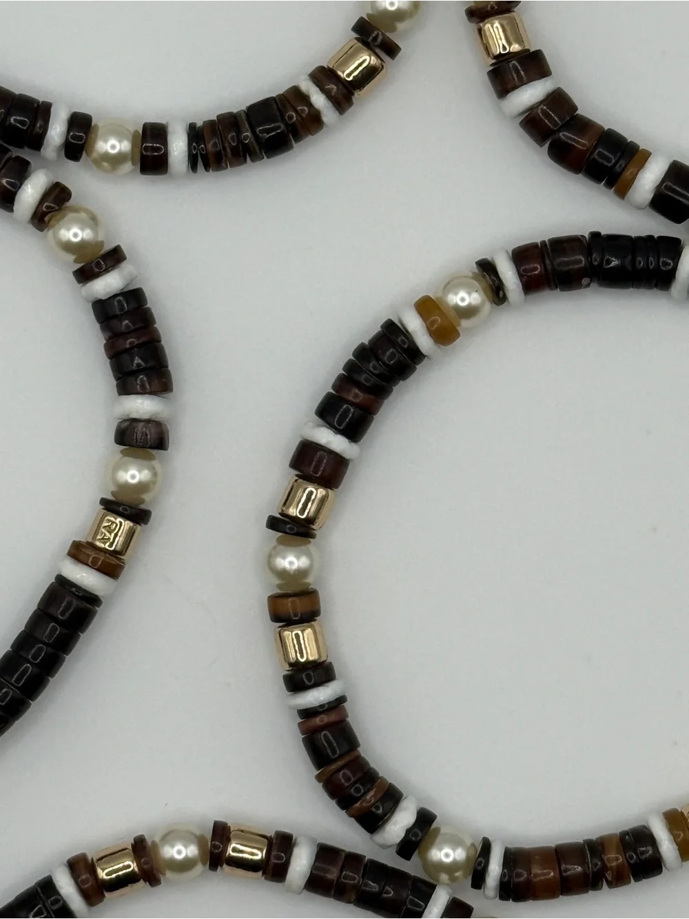Roxanne Assoulin Stretch Bracelets with Gold & Pearl Accents